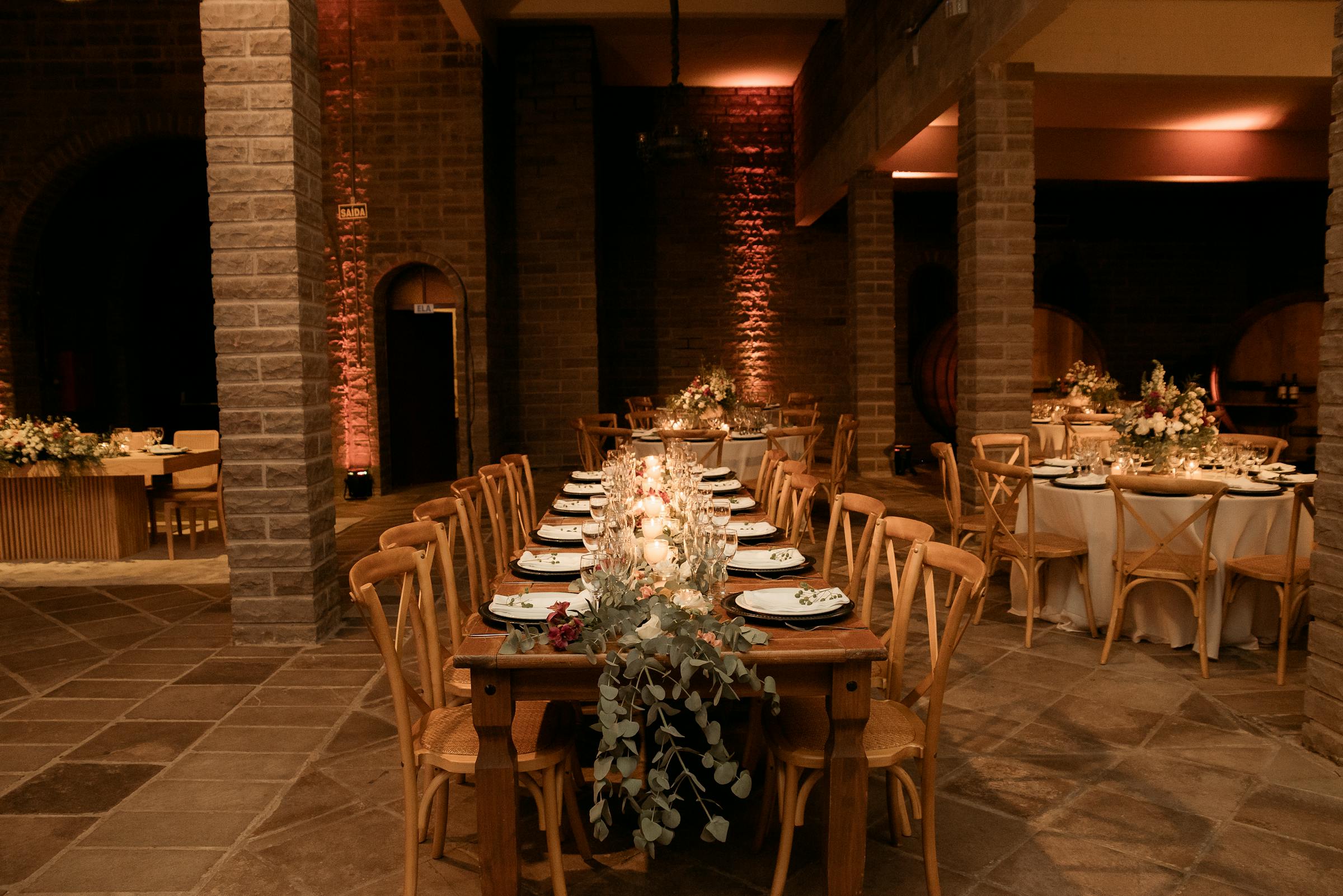 Dressed banquet table set with floral arrangements at Medley Dublin